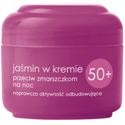 ZIAJA JAŚMIN 50+ KREM PRZECIW ZMARSZCZKOM NA NOC /KART 50ML